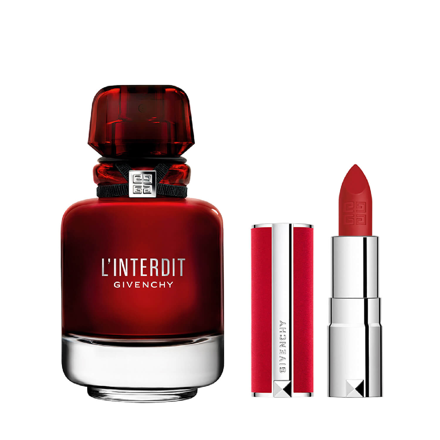 L'INTERDIT EAU DE PARFUM ROUGE + LABIAL MINI